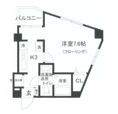 東京 ルームシェア賃貸マンション・1K