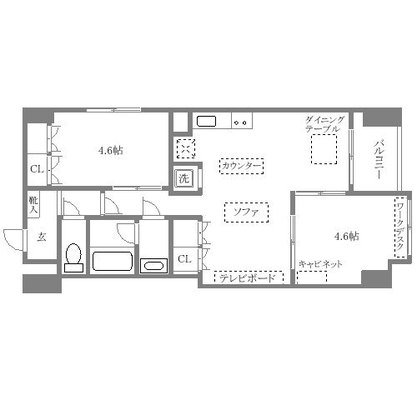 東京 ルームシェア マンション 2LDK