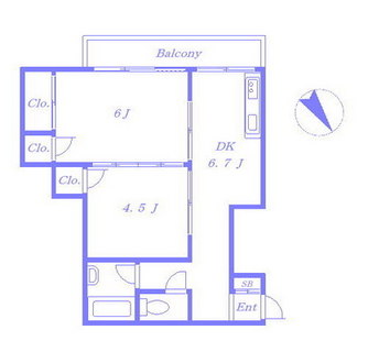 東京都文京区千石４丁目 賃貸マンション 2DK