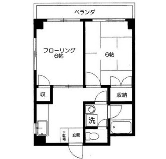 東京都板橋区上板橋３丁目 賃貸マンション 2K