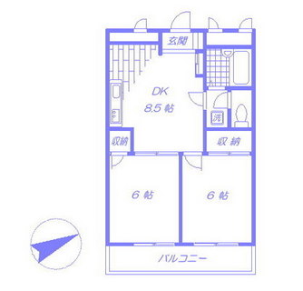 東京都荒川区町屋８丁目 賃貸マンション 2DK