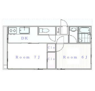 東京都江戸川区東小岩３丁目 賃貸マンション 2DK