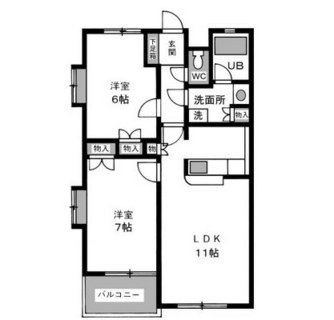 東京都江戸川区北小岩３丁目 賃貸マンション 2LDK