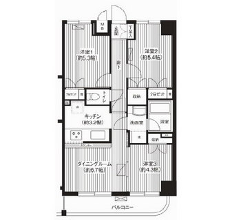 東京都江戸川区西葛西４丁目 賃貸マンション 3LDK