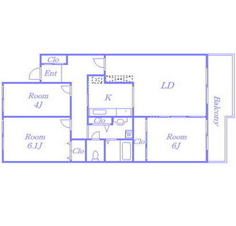 東京都江東区東陽４丁目 賃貸マンション 3LDK