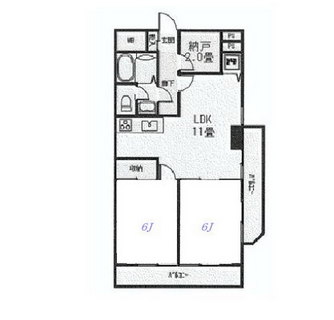 東京都葛飾区西亀有２丁目 賃貸マンション 2SLDK