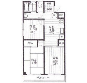 東京都板橋区常盤台４丁目 賃貸マンション 3DK