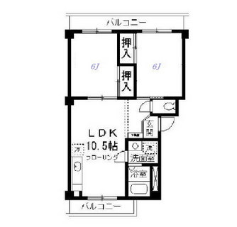 東京都江戸川区中葛西３丁目 賃貸マンション 2LDK