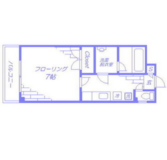 東京都北区滝野川６丁目 賃貸マンション 1K