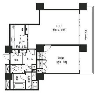 東京都中央区佃１丁目 賃貸マンション 1LDK