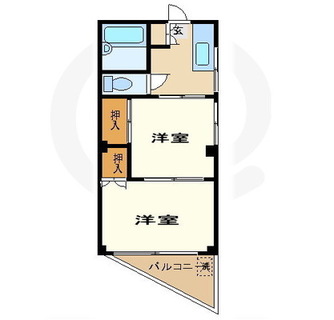 東京都北区滝野川１丁目 賃貸マンション 2DK