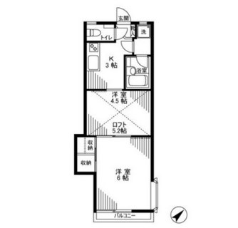 東京都板橋区向原１丁目 賃貸アパート 2K