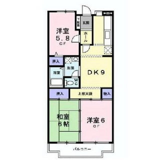 東京都調布市柴崎２丁目 賃貸マンション 3DK