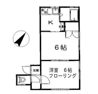 東京都北区西ヶ原４丁目 賃貸アパート 2K