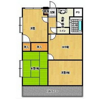 東京都調布市入間町２丁目 賃貸マンション 3DK