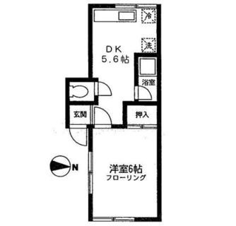 東京都北区上十条２丁目 賃貸アパート 1DK