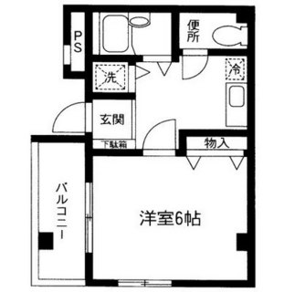 東京都北区中里１丁目 賃貸マンション 1K