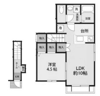 東京都足立区中川３丁目 賃貸アパート 1LDK