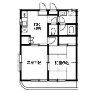 東京都江戸川区東葛西５丁目 賃貸マンション 2DK