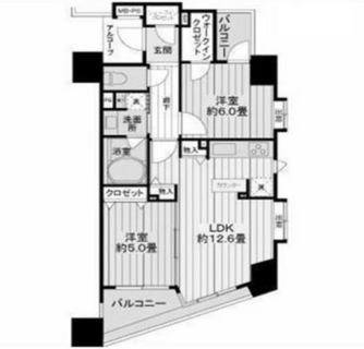 東京都北区東十条３丁目 賃貸マンション 2LDK