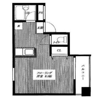 東京都北区浮間４丁目 賃貸マンション 1R