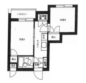 東京都足立区中川２丁目 賃貸マンション 2K