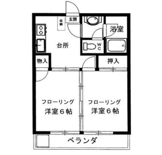 東京都練馬区豊玉北５丁目 賃貸マンション 2K