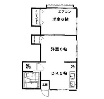 東京都北区西が丘１丁目 賃貸アパート 2K