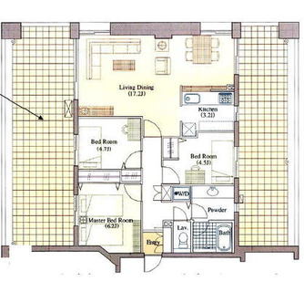 東京都葛飾区西新小岩５丁目 賃貸マンション 3LDK