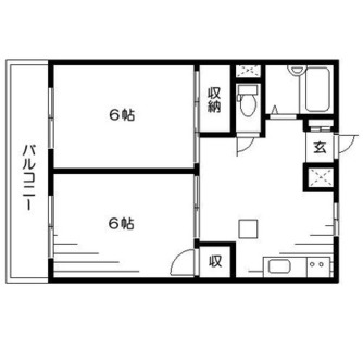 東京都板橋区向原１丁目 賃貸マンション 2DK