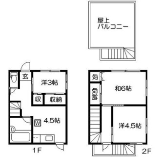 東京都足立区千住柳町 賃貸一戸建て 3K