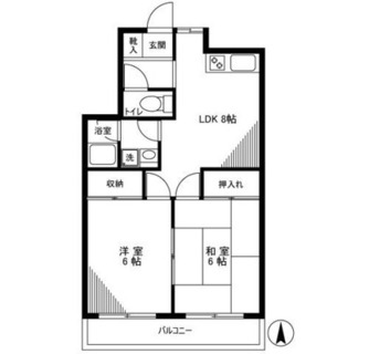 東京都足立区中川１丁目 賃貸マンション 2DK