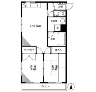 東京都足立区中川１丁目 賃貸マンション 2LDK