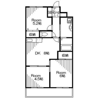 東京都練馬区北町５丁目 賃貸マンション 3DK