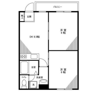 東京都板橋区双葉町 賃貸マンション 2DK