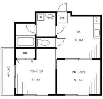 東京都北区志茂５丁目 賃貸マンション 2DK