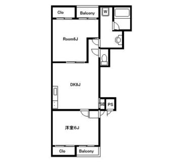 東京都北区豊島２丁目 賃貸マンション 2DK