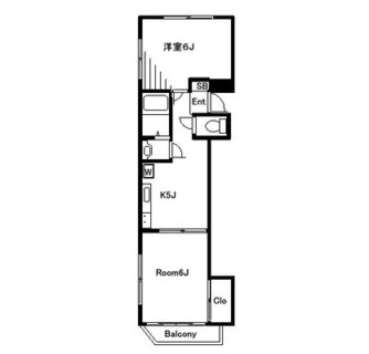 東京都板橋区常盤台１丁目 賃貸マンション 2K