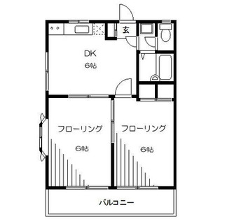 東京都北区上十条５丁目 賃貸アパート 2DK