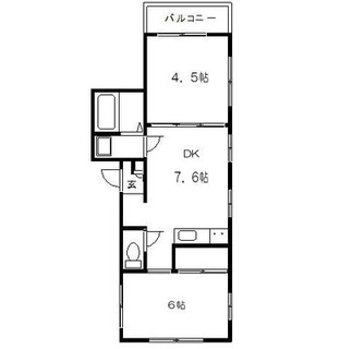 東京都足立区千住龍田町 賃貸マンション 2DK