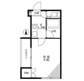 東京都練馬区錦１丁目 賃貸アパート 1K