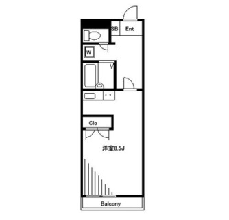 東京都豊島区西池袋２丁目 賃貸マンション 1R