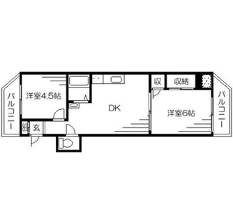 東京都豊島区巣鴨５丁目 賃貸マンション 2DK