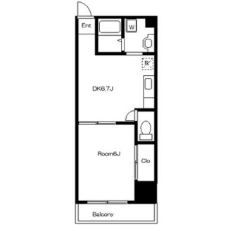 東京都北区滝野川５丁目 賃貸マンション 1DK