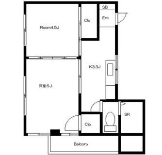 東京都板橋区板橋４丁目 賃貸マンション 2K