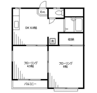 東京都板橋区赤塚２丁目 賃貸マンション 2DK