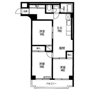 東京都板橋区中台２丁目 賃貸マンション 3DK