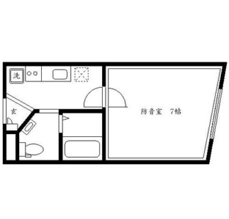 東京都豊島区上池袋２丁目 賃貸マンション 1K