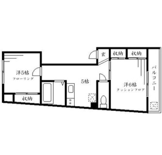 東京都板橋区大山金井町 賃貸マンション 2K