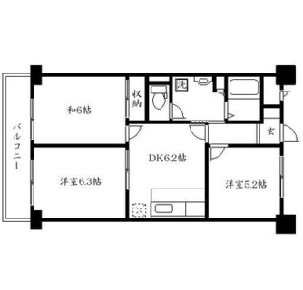 東京都江戸川区西葛西２丁目 賃貸マンション 3DK